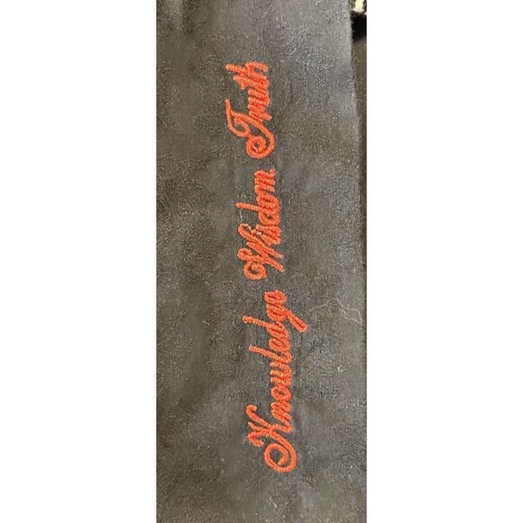 Robert Graham Mens Shirt Textured Design Knowledge Wisdom Truth Black Size Large - Picture 11 of 15